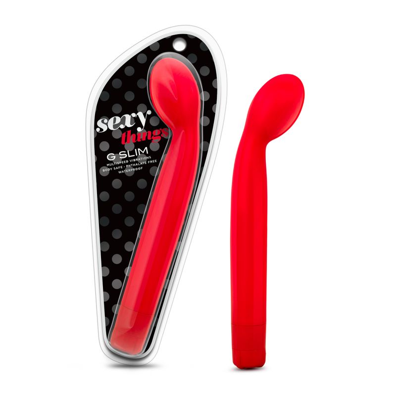 Sexy Things G Slim Red G Spot Stimulator 7 Inches > Sex Toys For Ladies > G-Spot Vibrators - Tophatter Daily Deals