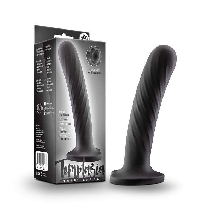 Temptasia Twist Large with Unique Swirling Texture > Dildos > Neutral Dildos - Tophatter Daily Deals