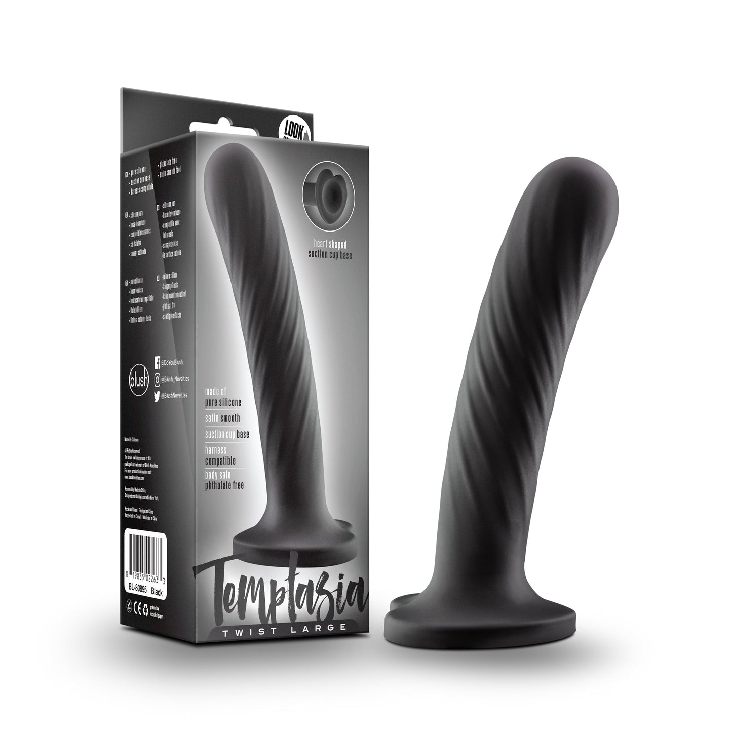 Temptasia Twist Large with Unique Swirling Texture > Dildos > Neutral Dildos - Tophatter Daily Deals