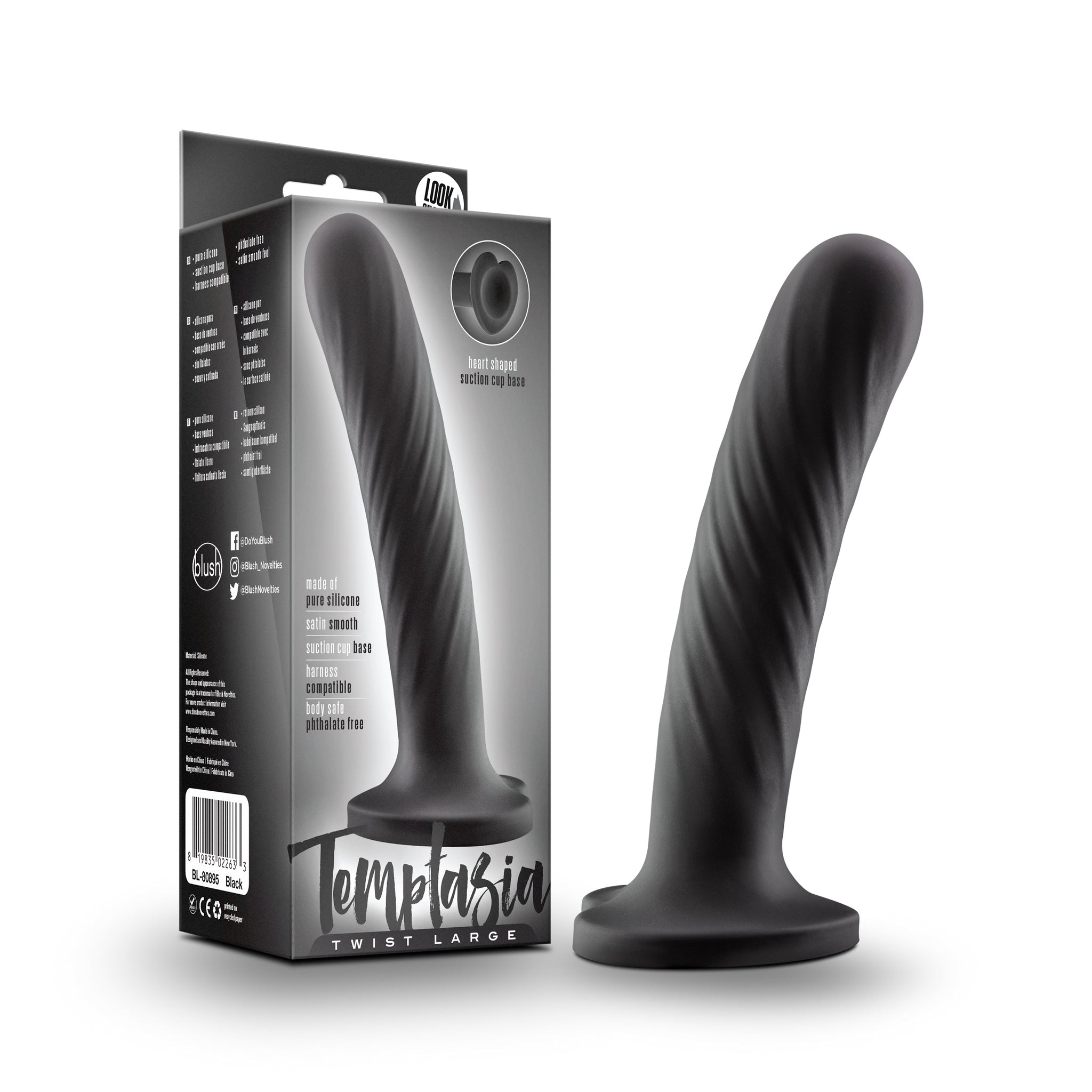 Temptasia Twist Large with Unique Swirling Texture > Dildos > Neutral Dildos - Tophatter Daily Deals