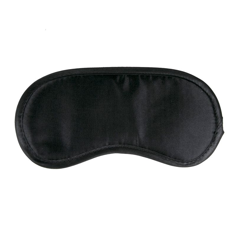 Black Satin Eye Mask for Sensory Deprivation and Intimacy > Bondage Gear > Blindfolds - Tophatter Daily Deals