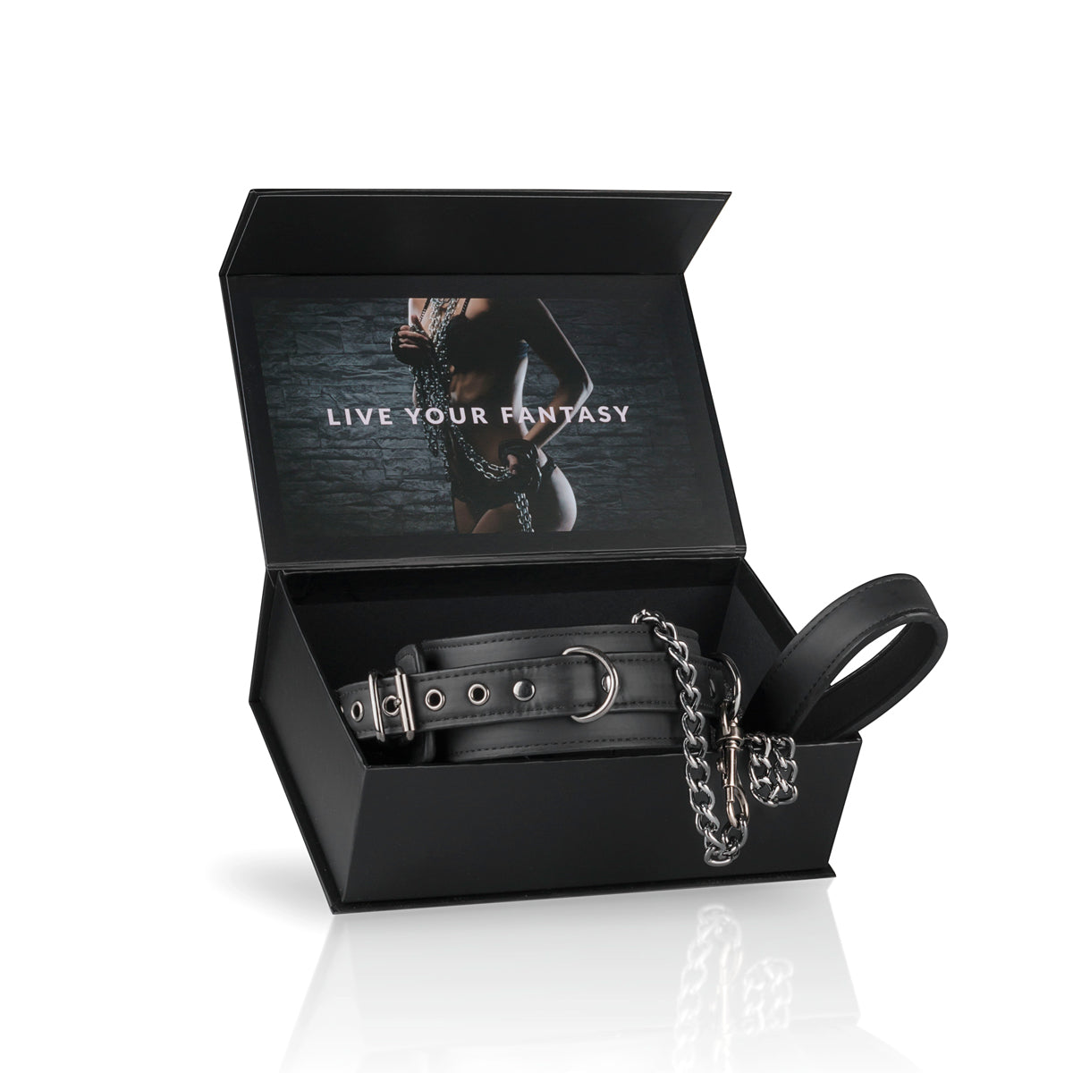 Fetish Collar With Leash Bondage Set for Submissive Play > Bondage Gear > Collars & Leashes - Tophatter Daily Deals