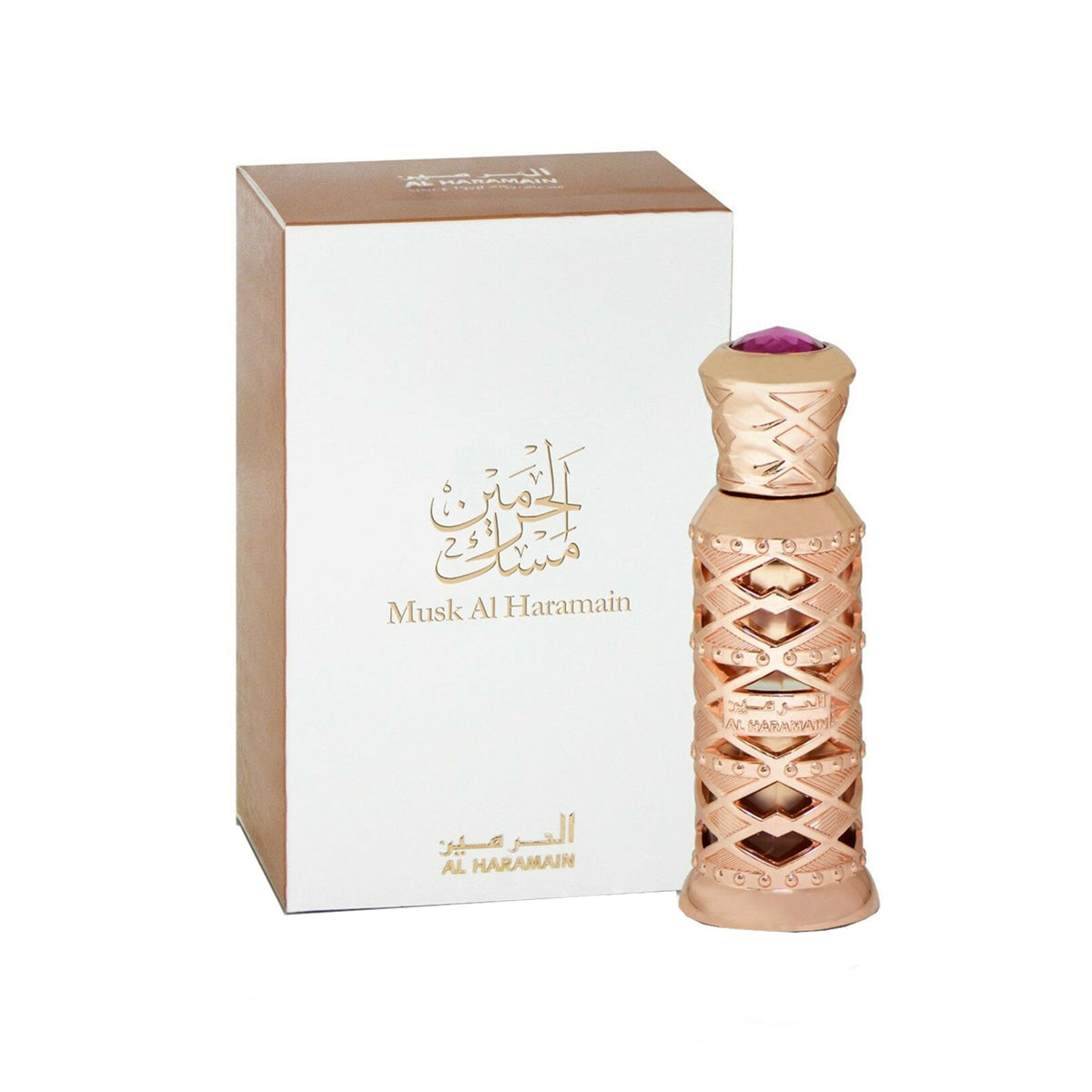 Al Haramain Musk Concentrated Perfume Oil 12ml Roll-On Default Title - Tophatter Daily Deals