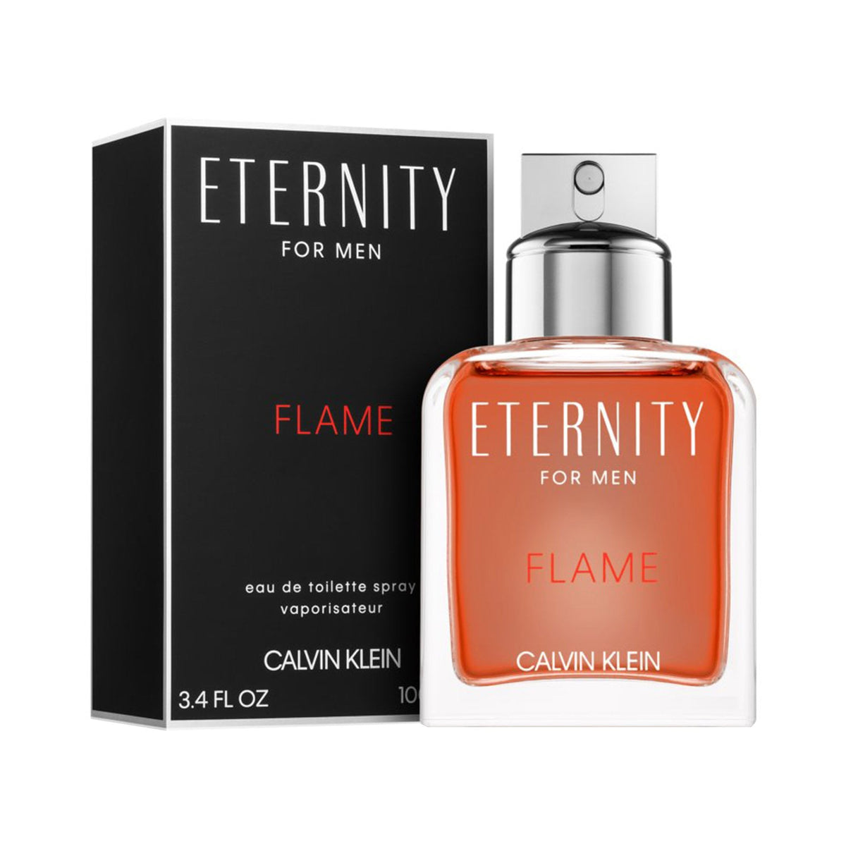 Calvin Klein Eternity Flame for Men Eau De Toilette 100ml Spray - Tophatter Daily Deals