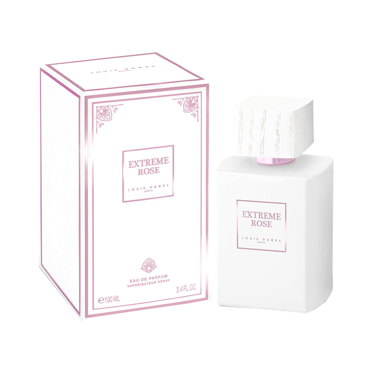 Louis Varel Extreme Rose Eau De Parfum 100ml Spray - Tophatter Daily Deals