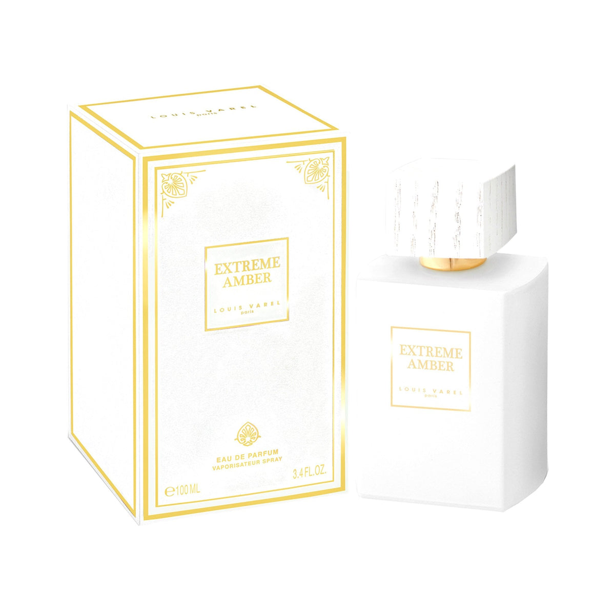 Louis Varel Extreme Amber Eau De Parfum 100ml Spray - Tophatter Daily Deals