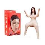 Evangeline.L Full-Size Inflatable Love Doll with 3D Thermoplastic Face and Multi-Speed Vibrator > Sex Toys > Sex Dolls > Inflatable - Tophatter Daily Deals