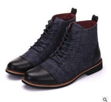 Autumn Winter Men Shoes Plus Size 47 48 Size Boots Blue 0 - Tophatter Daily Deals