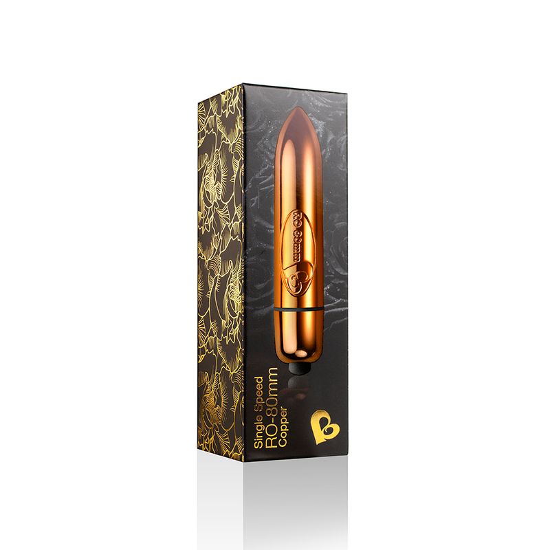 RO-80 Single Speed Bullet Copper Waterproof Vibrator > Vibrators > Mini Vibrators - Tophatter Daily Deals