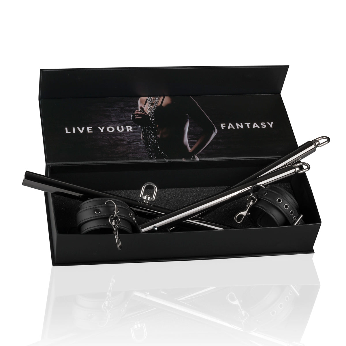 Expander Spreader Bar and Cuffs Set for Ultimate Restraint and Pleasure > Bondage Gear > Restraints - Tophatter Daily Deals