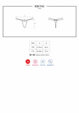 Red Thong with Lace and Double Strap Design > Clothes > Panties - Tophatter Daily Deals