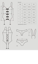 Obsessive Women’s Sexy Bunny Suit Costume With Adjustable Garters > Clothes > Costumes > Womens - Tophatter Daily Deals