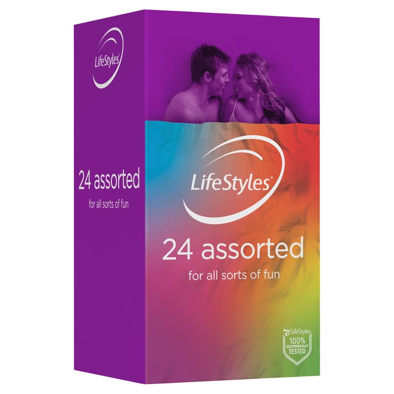 LifeStyles Assorted Condoms – Lubricated Variety Pack 20 Pack > Essentials > Condoms - Tophatter Daily Deals