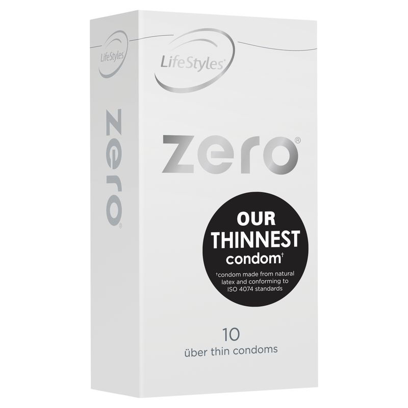 LifeStyles Zero Thin Lubricated Condoms – 52mm Condom 10 Pack > Essentials > Condoms - Tophatter Daily Deals