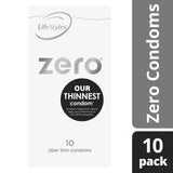 LifeStyles Zero Thin Lubricated Condoms – 52mm Condom 10 Pack > Essentials > Condoms - Tophatter Daily Deals