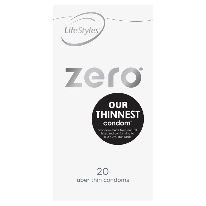 LifeStyles Zero Condoms – Uber Thin Lubricated Condoms 20 Pack > Essentials > Condoms - Tophatter Daily Deals
