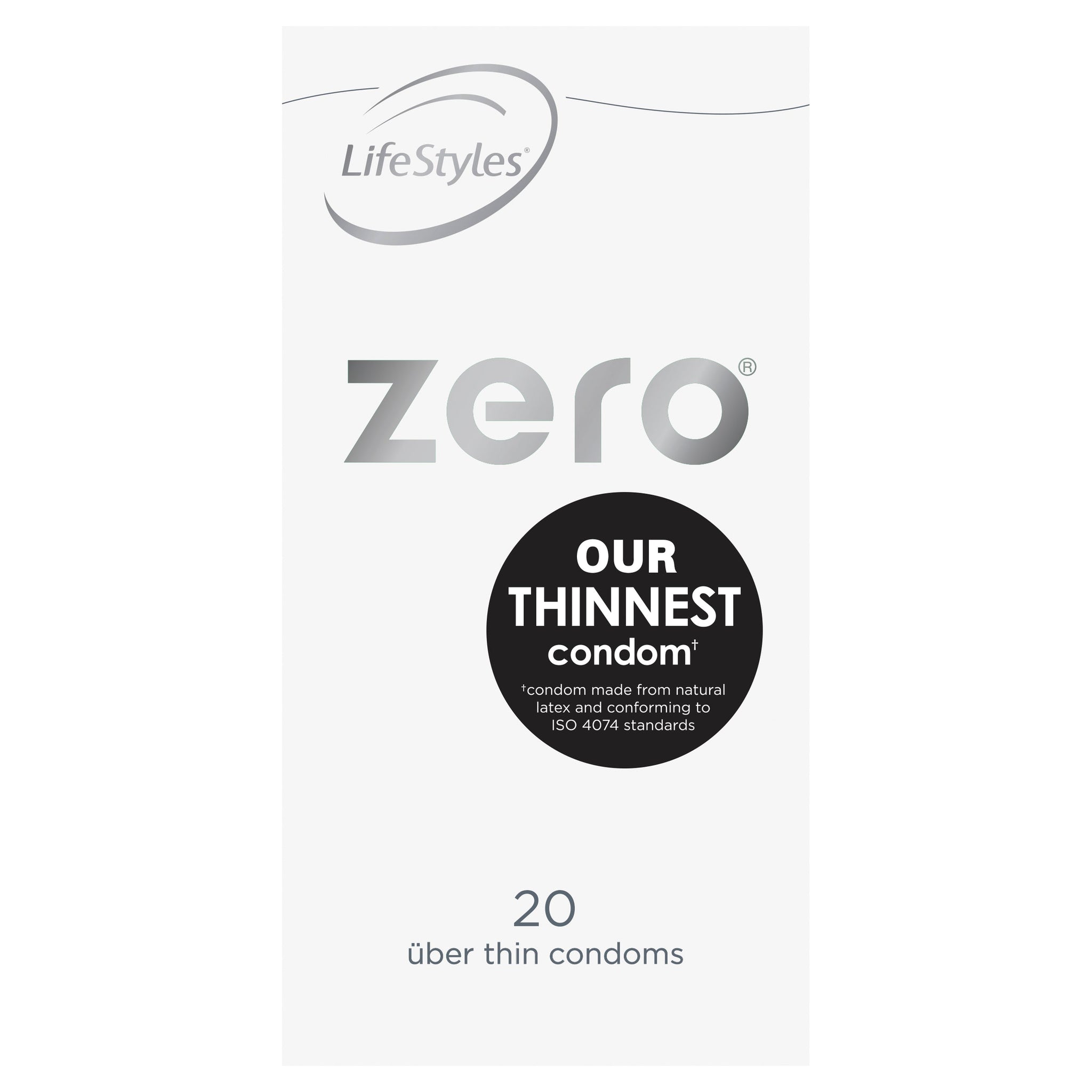 LifeStyles Zero Condoms – Uber Thin Lubricated Condoms 20 Pack > Essentials > Condoms - Tophatter Daily Deals