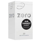 LifeStyles Zero Condoms – Uber Thin Lubricated Condoms 20 Pack > Essentials > Condoms - Tophatter Daily Deals