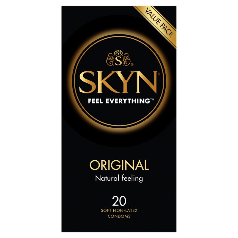 Skyn Original – Natural Feeling Polyisoprene Condoms 53mm 20 Pack > Essentials > Condoms - Tophatter Daily Deals
