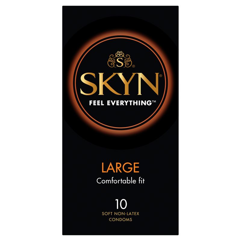 Skyn Large – Extra Comfort Polyisoprene Condoms 56mm 10 Pack > Essentials > Condoms - Tophatter Daily Deals