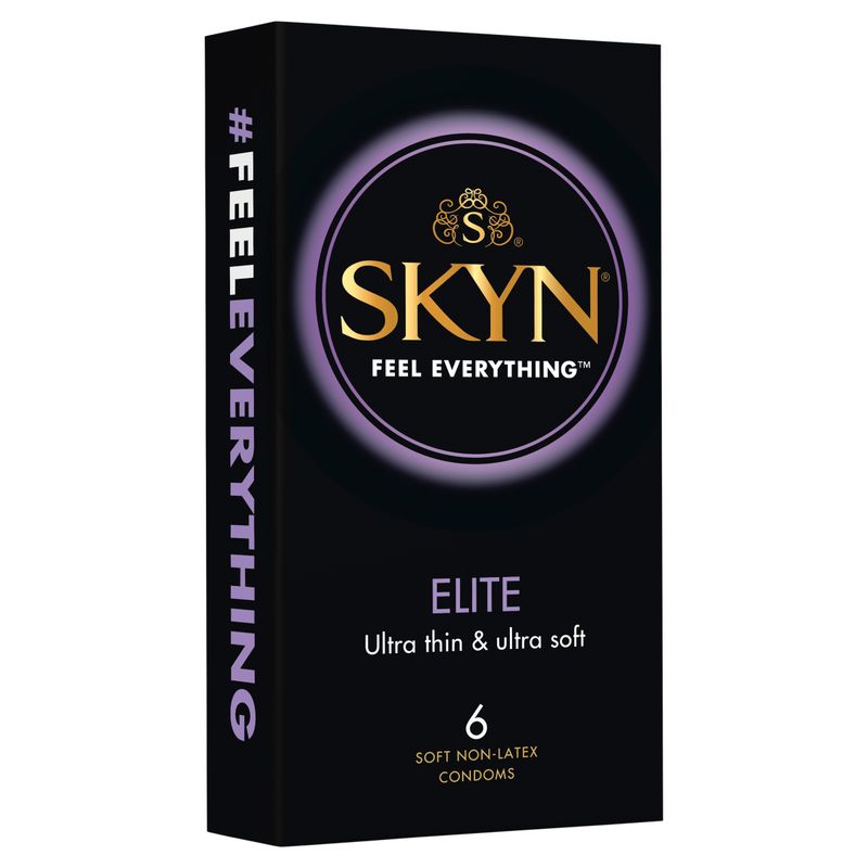 Skyn Elite Ultra Thin Non-Latex Condom – Ultra Soft Natural Feeling 6. Pack > Essentials > Condoms - Tophatter Daily Deals
