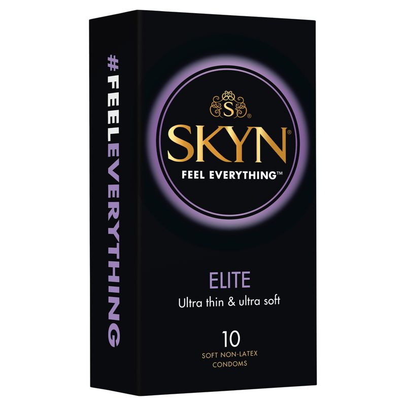 Skyn Feel Everything Elite – Ultra Thin Ultra Soft Condoms Pack of 10 > Essentials > Condoms - Tophatter Daily Deals