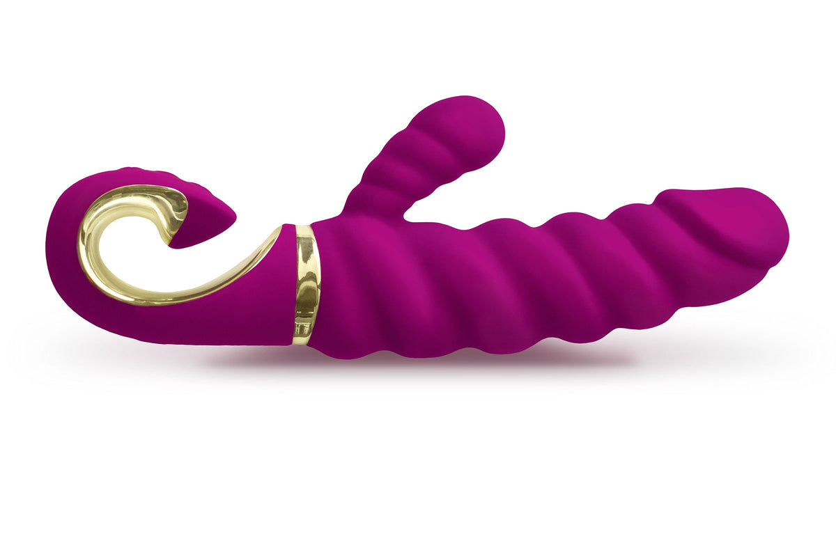 Gcandy Raspberry Dual Motor Vibrator Waterproof 4 Inch > Vibrators > Ladies > Rabbit - Tophatter Daily Deals