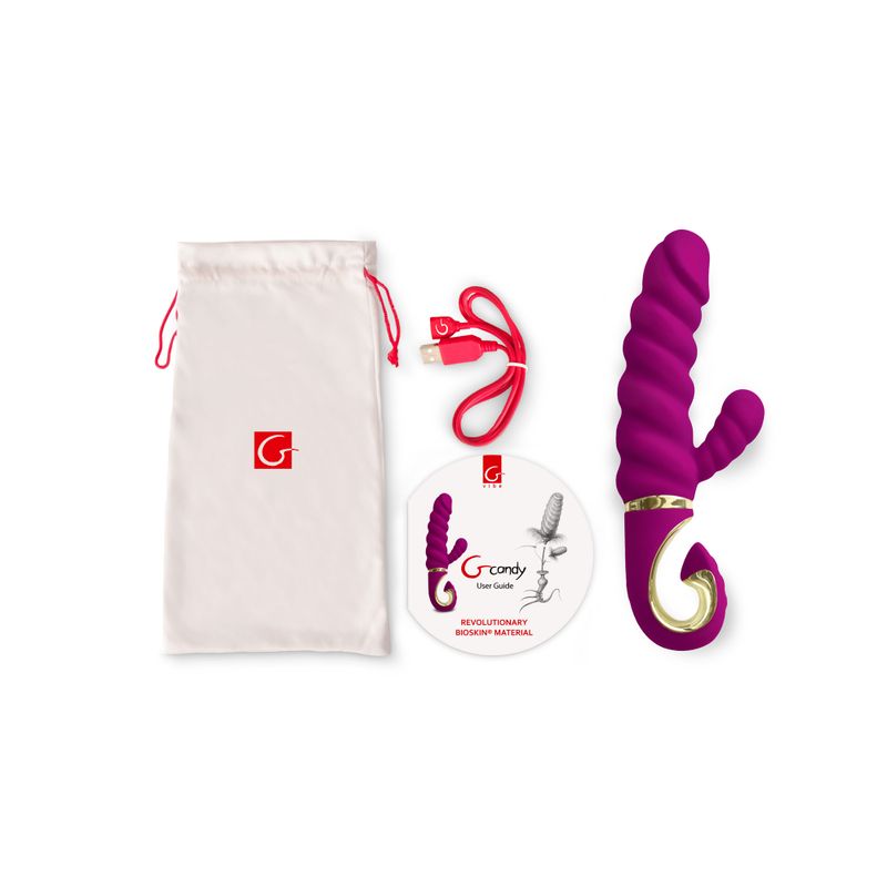Gcandy Raspberry Dual Motor Vibrator Waterproof 4 Inch > Vibrators > Ladies > Rabbit - Tophatter Daily Deals