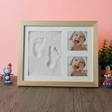 Baby Baby Hand And Foot Print Pad Photo Frame A 0 - Tophatter Daily Deals
