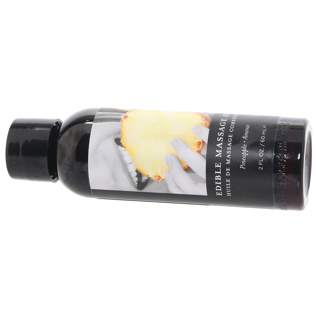 Edible Massage Oil 2oz/60ml in Pineapple - Tophatter's Adult Products Sensual Love > Massage - Tophatter Daily Deals