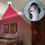 Bulb Shaking Head Machine Yilot APP Wireless WIFI Camera Home Security Monitoring 0 - Tophatter Daily Deals