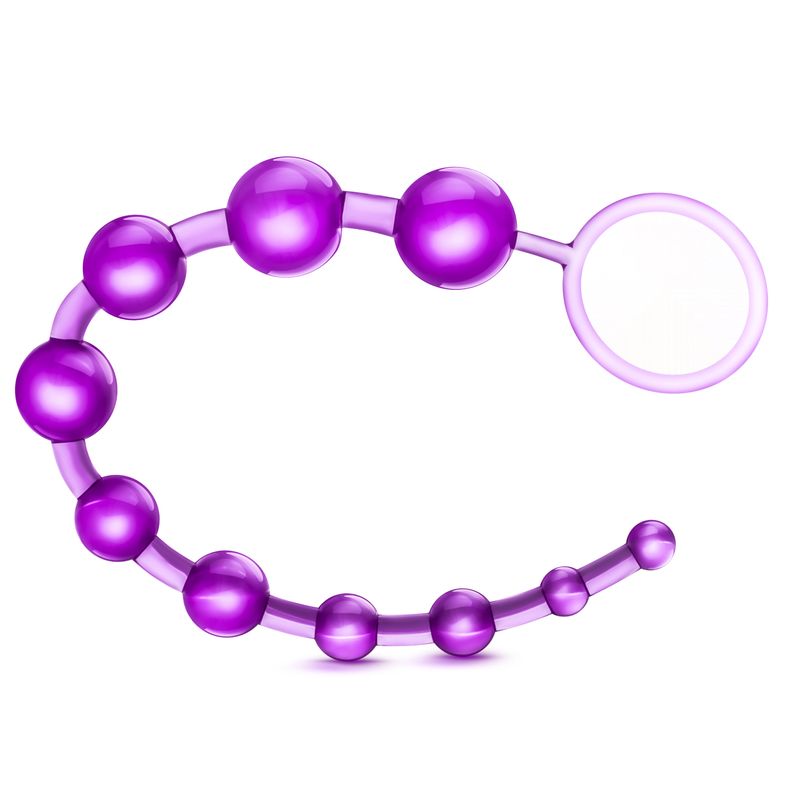B Yours Basic Beads Purple Flexible Gradual Pleasure Beads > Anal Range > Anal Beads - Tophatter Daily Deals