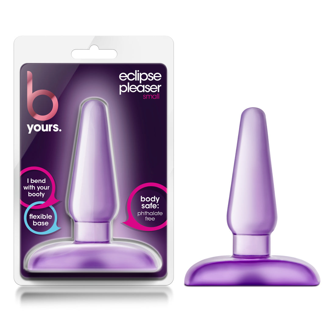 B Yours Eclipse Pleaser Small Purple Tapered Anal Plug > Anal Range > Butt Plugs - Tophatter Daily Deals