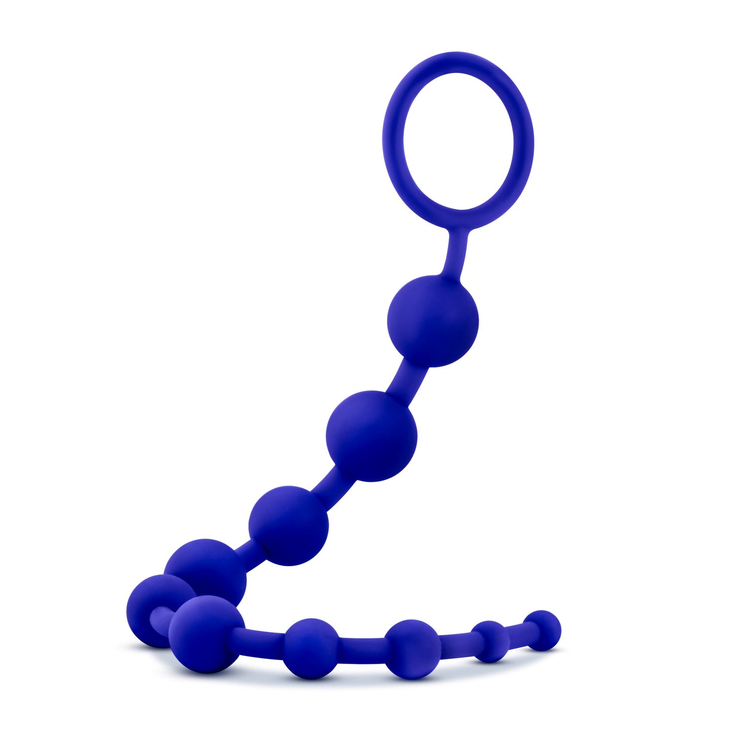 Luxe Silicone 10 Beads Indigo Anal Toy 12.5 Inch Length > Anal Range > Anal Beads - Tophatter Daily Deals