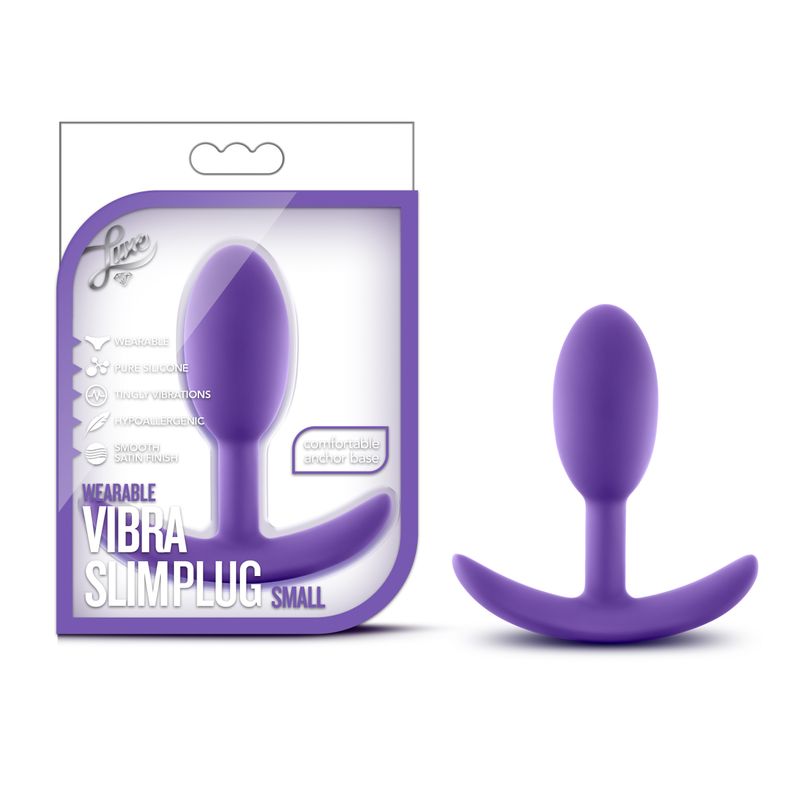 Luxe Wearable Vibra Slim Plug Small – Wearable Anal Plug > Anal Range > Butt Plugs - Tophatter Daily Deals