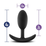 Luxe Wearable Vibra Slim Plug Medium – Wearable Anal Plug > Anal Range > Butt Plugs - Tophatter Daily Deals