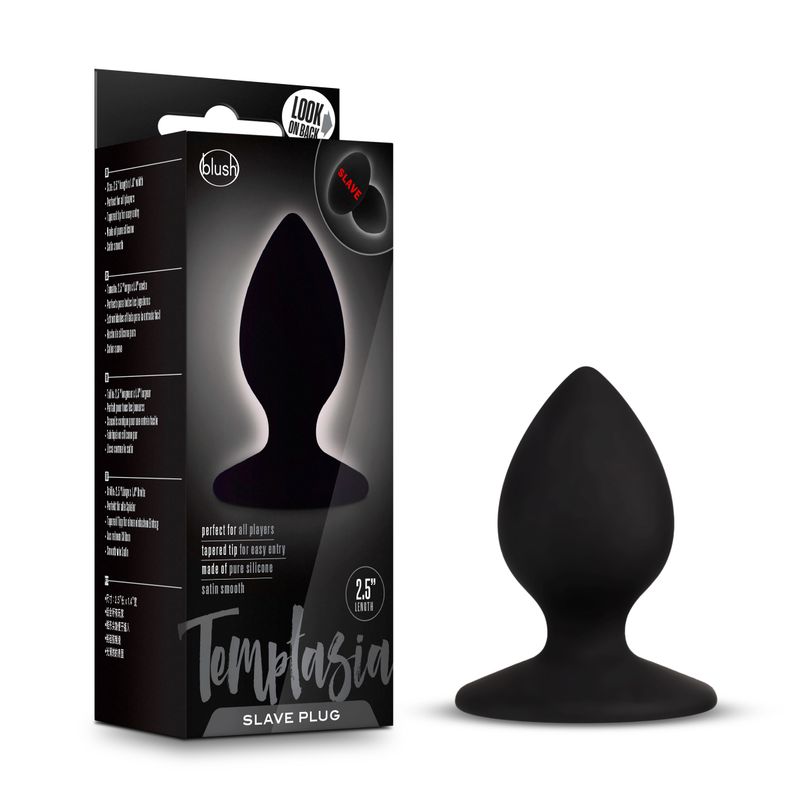 Temptasia Slave Plug Black Anal Toy > Anal Range > Butt Plugs - Tophatter Daily Deals