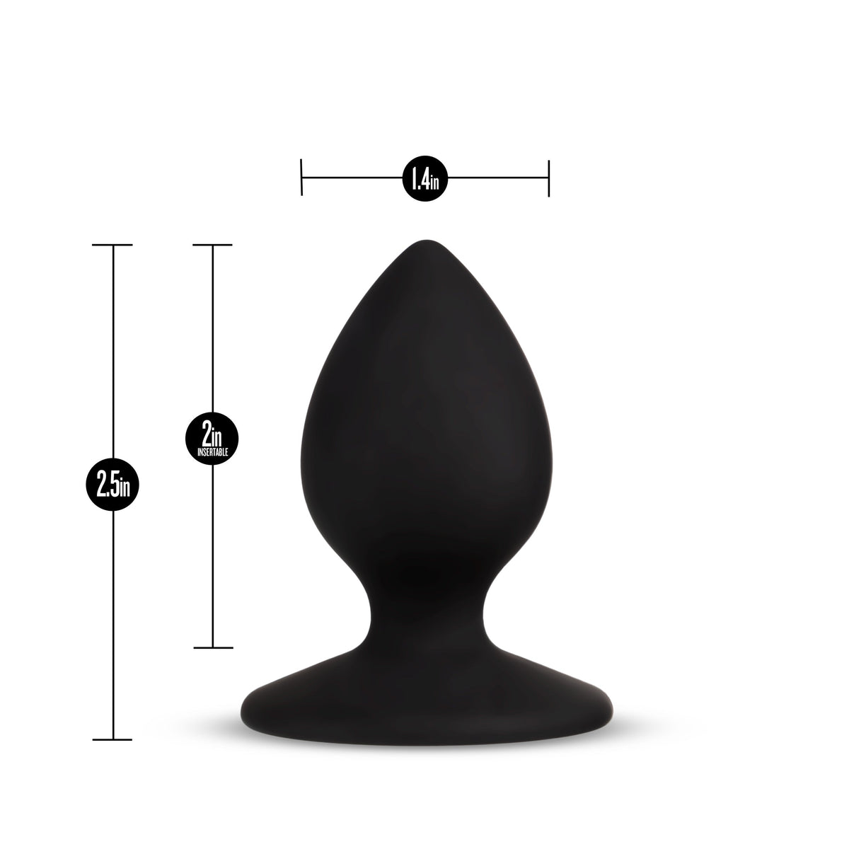 Temptasia Slave Plug Black Anal Toy > Anal Range > Butt Plugs - Tophatter Daily Deals