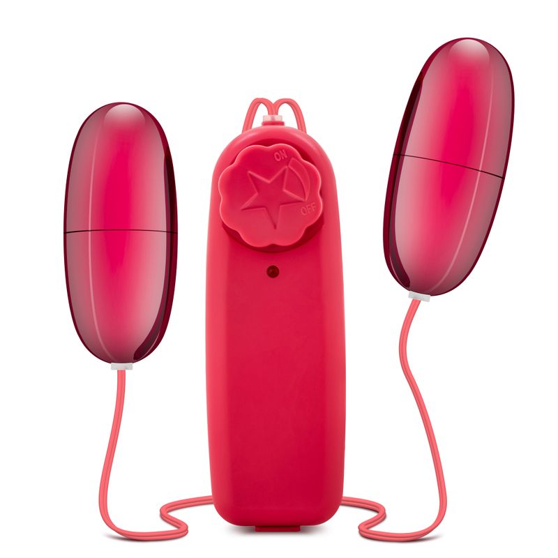 B Yours Double Pop Eggs Cerise Vibrating Pleasure Set > Vibrators > Mini Vibrators - Tophatter Daily Deals