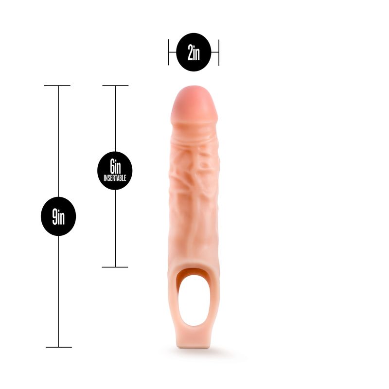 Performance 9 Inch Cock Sheath Penis Extender with Vanilla Scent > Sex Toys For Men > Penis Sleeves - Tophatter Daily Deals