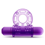 Play With Me Couples Play Vibrating Cock Ring in Purple > Sex Toys > Couples Toys - Tophatter Daily Deals