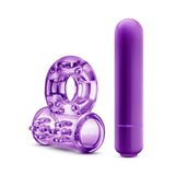 Play With Me Couples Play Vibrating Cock Ring in Purple > Sex Toys > Couples Toys - Tophatter Daily Deals