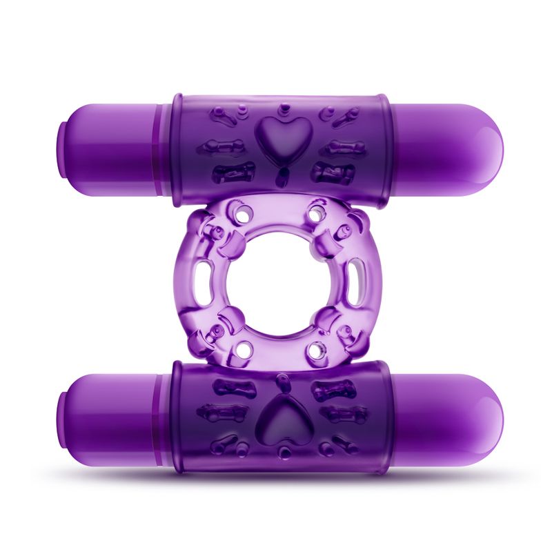 Play With Me Double Play – Dual Vibrating Cock Ring > Cock Ring > Vibrating - Tophatter Daily Deals