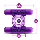 Play With Me Double Play – Dual Vibrating Cock Ring > Cock Ring > Vibrating - Tophatter Daily Deals