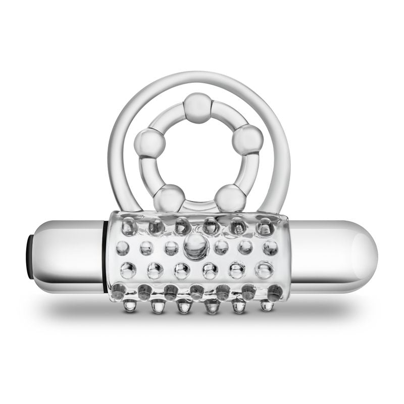 Stay Hard Vibrating Super Clitifier - Vibrating Cock Ring - Clear > Cock Ring > Vibrating - Tophatter Daily Deals