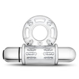 Stay Hard 10 Function Vibrating Bull Ring – Clear Vibrating Cock Ring > Cock Ring > Vibrating - Tophatter Daily Deals