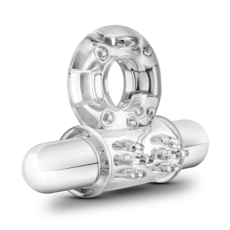 Stay Hard 10 Function Vibrating Bull Ring – Clear Vibrating Cock Ring > Cock Ring > Vibrating - Tophatter Daily Deals