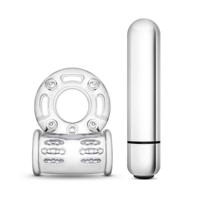 Stay Hard 10 Function Vibrating Bull Ring – Clear Vibrating Cock Ring > Cock Ring > Vibrating - Tophatter Daily Deals