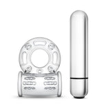 Stay Hard 10 Function Vibrating Bull Ring – Clear Vibrating Cock Ring > Cock Ring > Vibrating - Tophatter Daily Deals