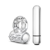 Stay Hard 10 Function Vibrating Bull Ring – Clear Vibrating Cock Ring > Cock Ring > Vibrating - Tophatter Daily Deals